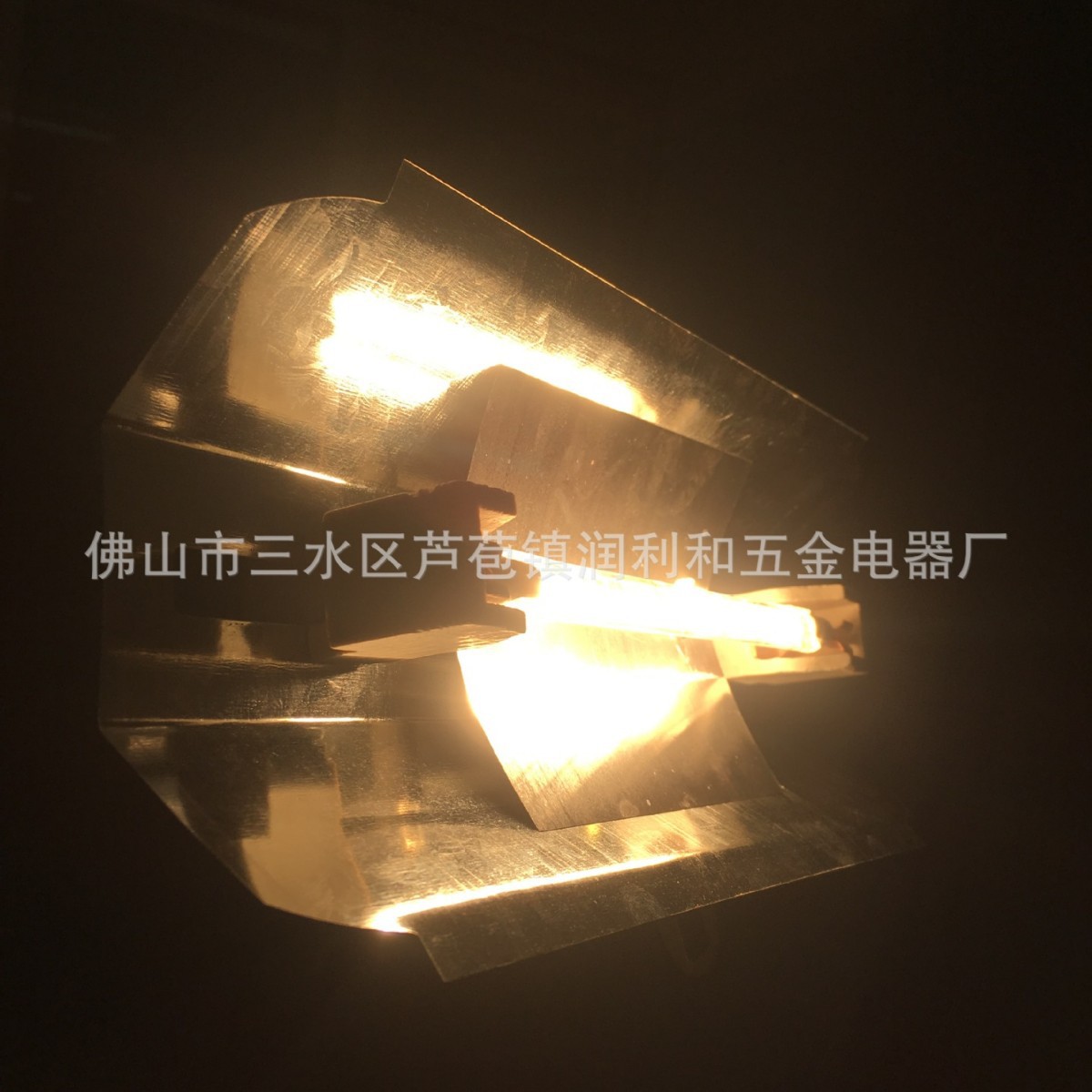 500W iodine tungsten lamp pin copper plated site lighting fixtures iodine tungsten lamp holder with 500 watts