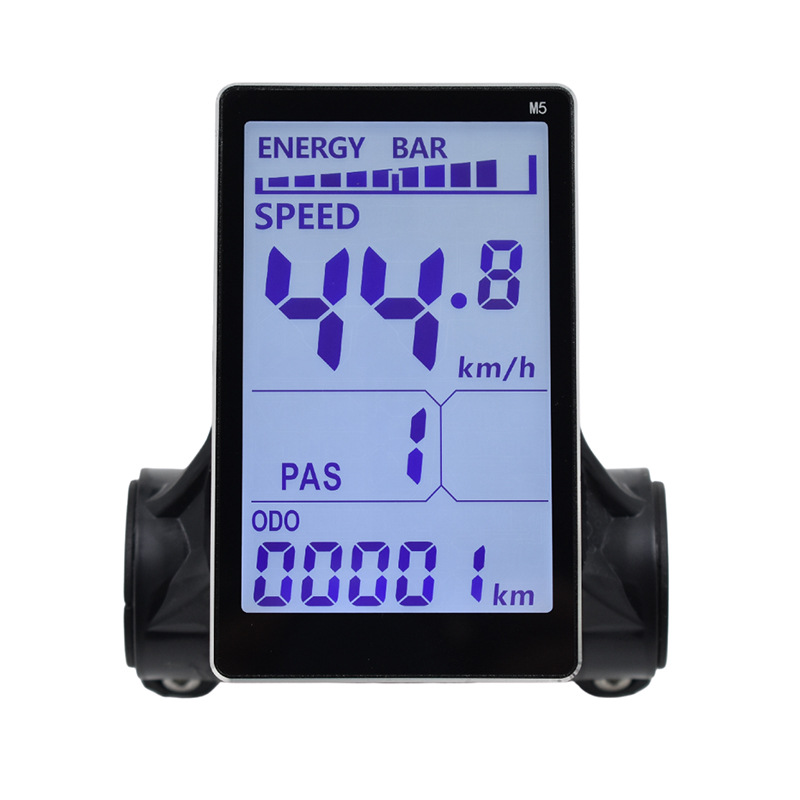 Lcd Lithium Battery Electric Vehicle Instrument M5 Speed Mountain Bike Lcd Display 36V48V60V72V Digital Display