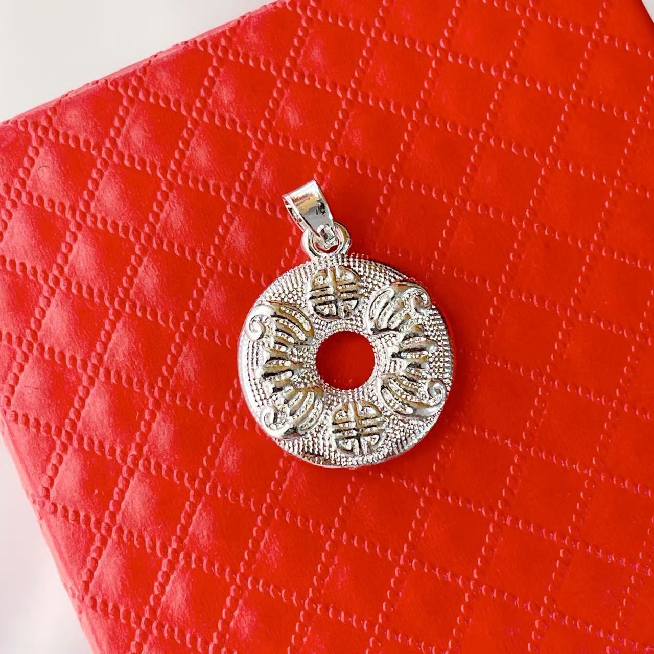 Кулон с высоким имитационным серебряным покрытием, безопасная застежка, модные ювелирные изделия