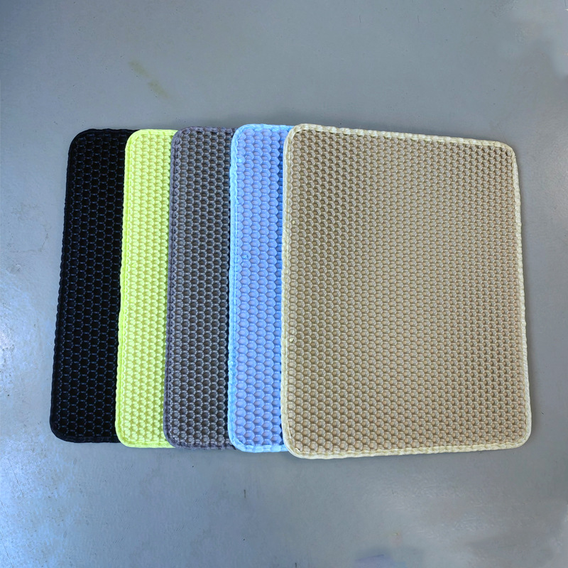 Eva Cat Litter Pad Anti-take-out Cat Litter Basin Sand Control Pad Anti-splash Anti-carry Sand Super Large Filter Double Layer Cat Litter Pad