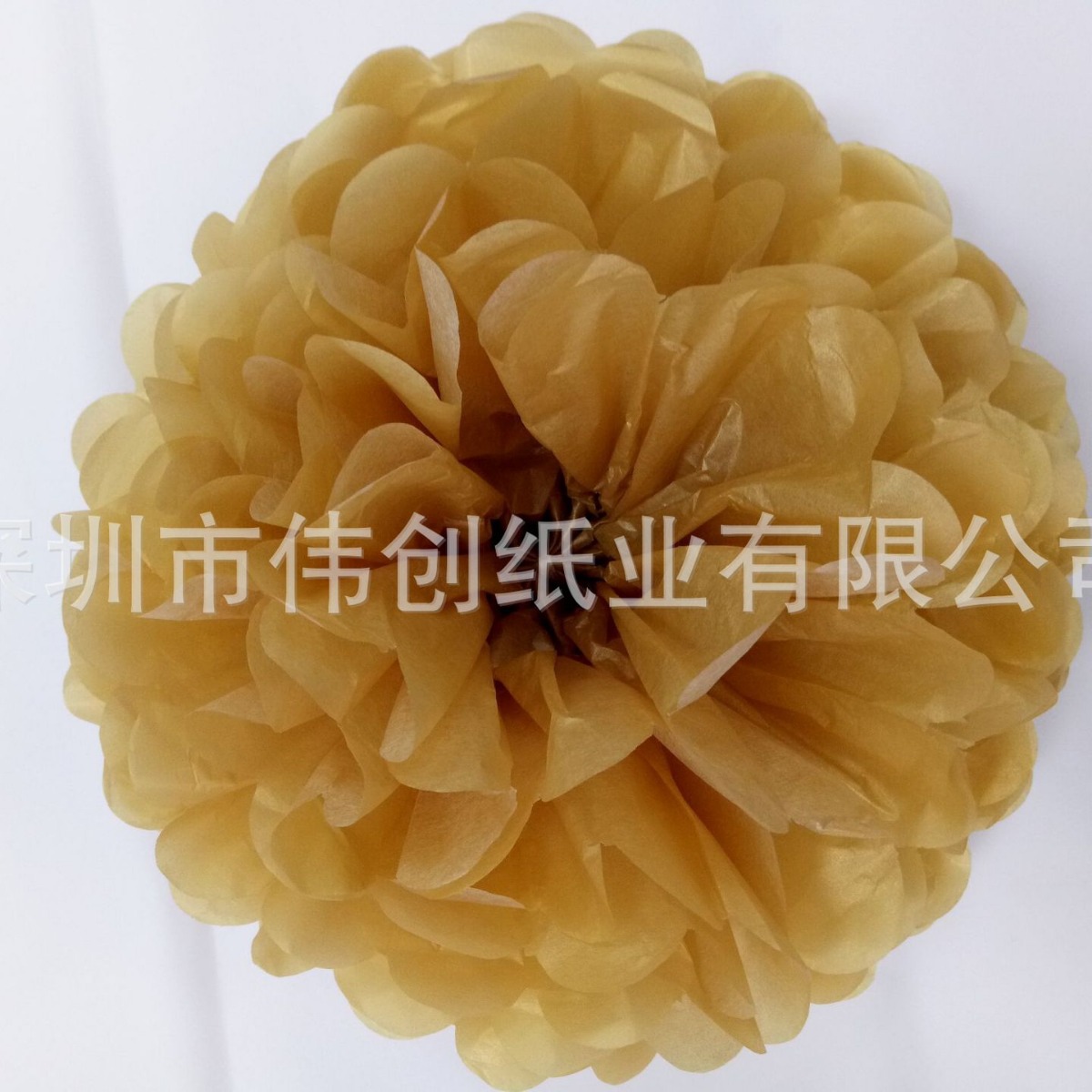 Paper Flowers Wholesale Cross-Border Supply for Christmas Decorations, European and American Holiday Party Supplies, Rose Gold, Metallic Color