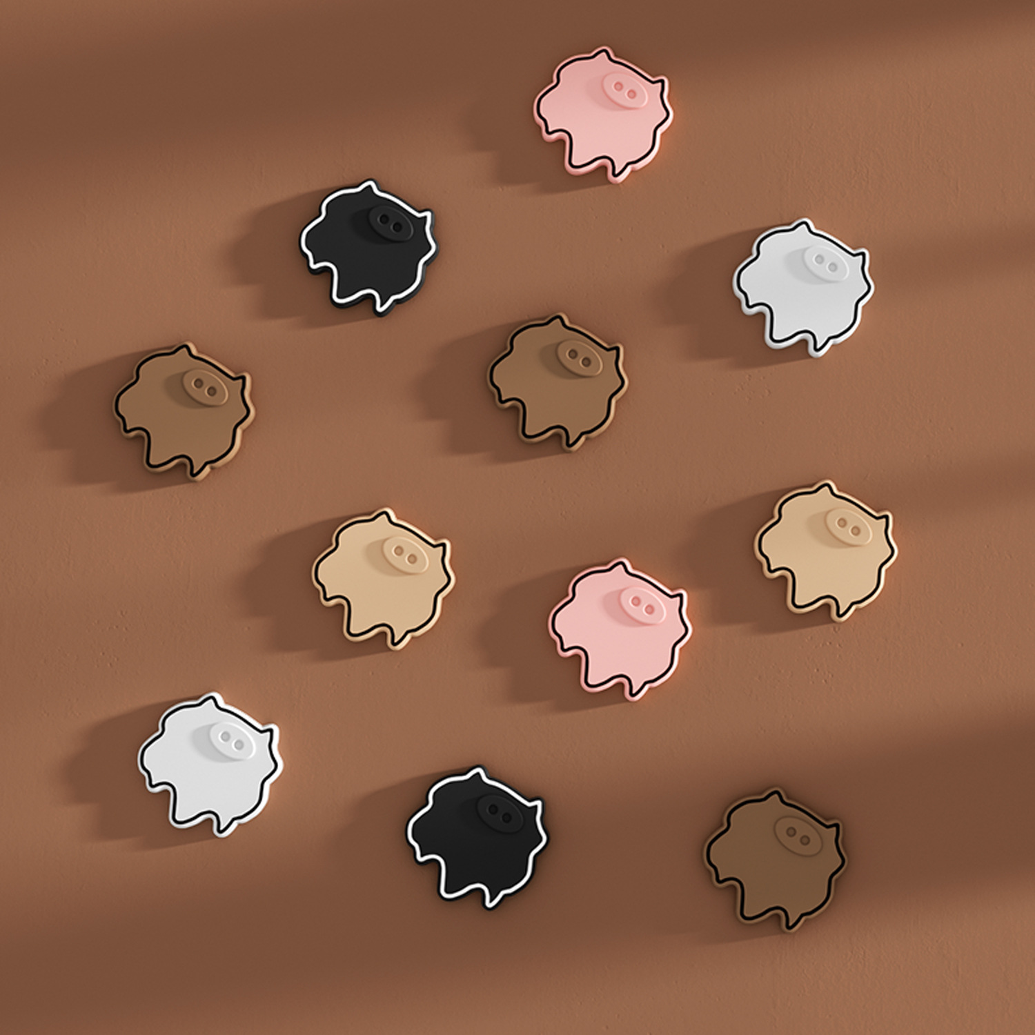 Новые 6 упаковок наклеек для блокировки света для трансграничной торговли силиконовые наклейки для блокировки света для кондиционеров