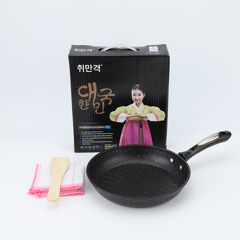 Прямые поставки с завода, корейская сковорода из майфанита, антипригарная, для газовой плиты, домашняя сковорода для жарки