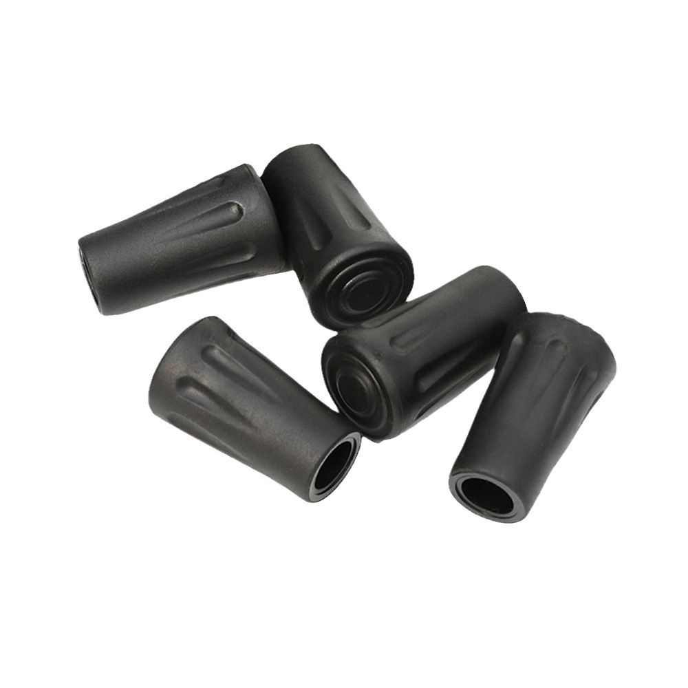 Climbing pole accessories non-slip rubber sleeve climbing pole shock absorption wear-resistant tip cover protective foot Cover accessories cylindrical head