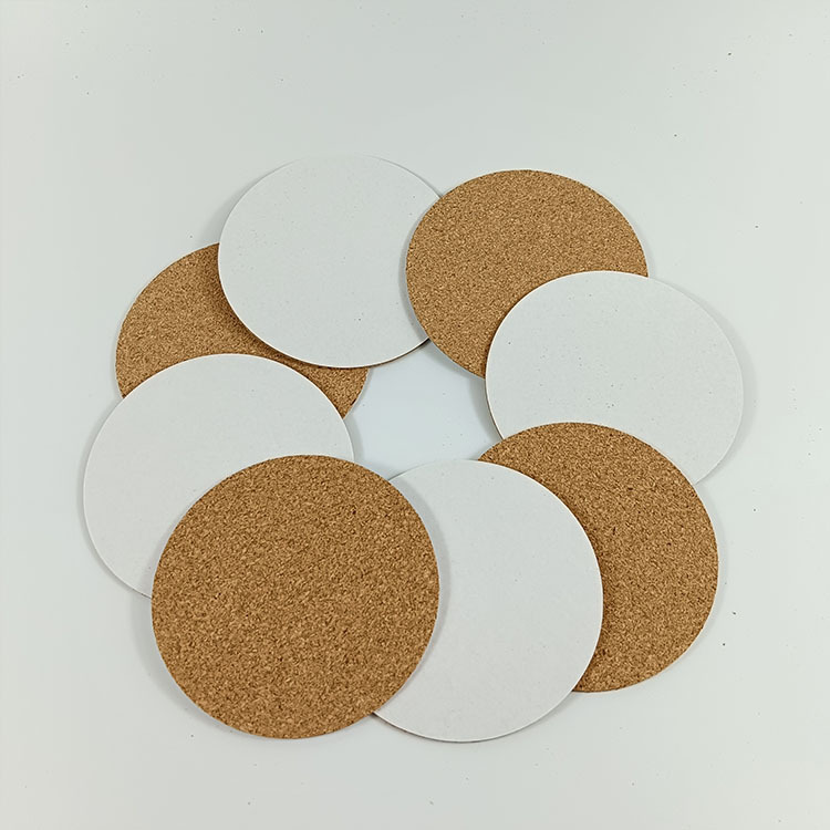 Круглые и квадратные пробковые подкладки 1мм 2мм нескользящие теплоизоляционные пробковые подкладки самоклеящиеся керамическая основа