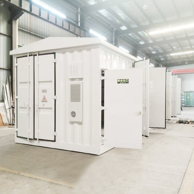 Prefabricated Cabin-Type Substation European-Style Box Transformer Pre-Assembled Complete Distribution Room Photovoltaic Prefabricated Cabin