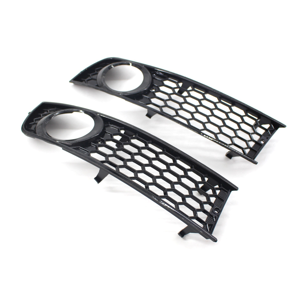 Applicable to 01-05 Audi A4B6 ordinary fog lamp frame honeycomb through hole lower mesh lower grille fog lamp grille