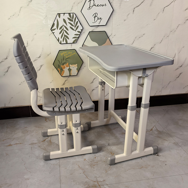 Cross-Border Elementary School Students' Simple Writing Homework Desk, Home-Adjustable Children's Desk and Chair, Children's Study Table