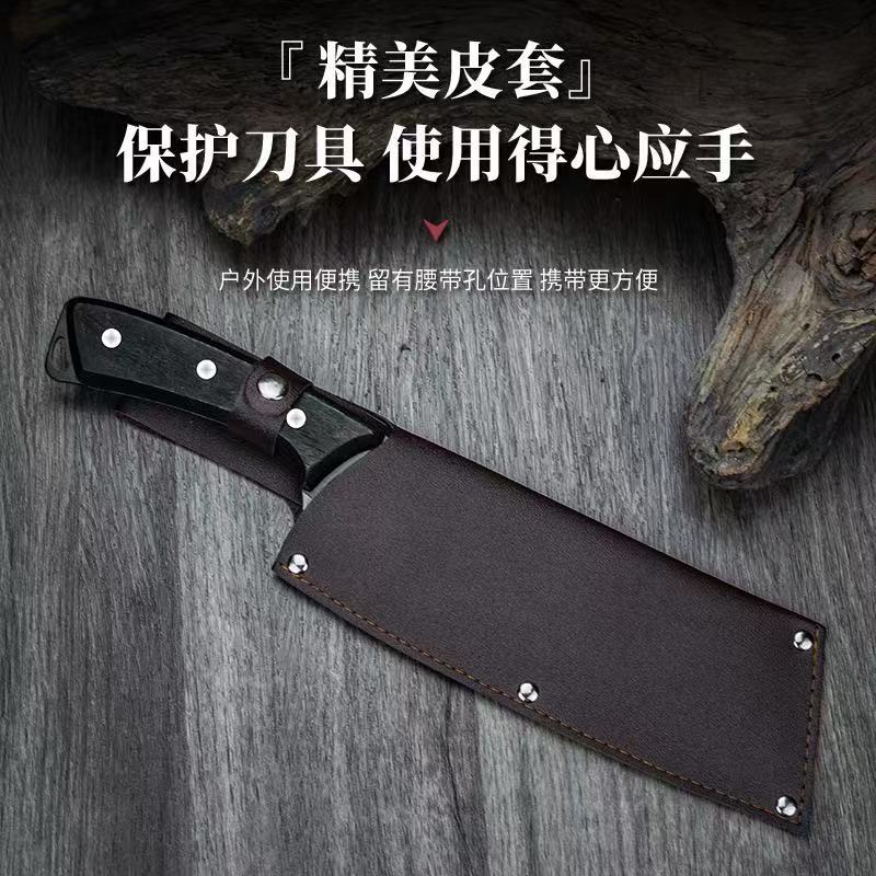 Stainless Steel Dragon-Pattern Forged Dragon-Slaying Bone-Cutting Knife for Outdoor Camping and Cooking, Popular on Douyin