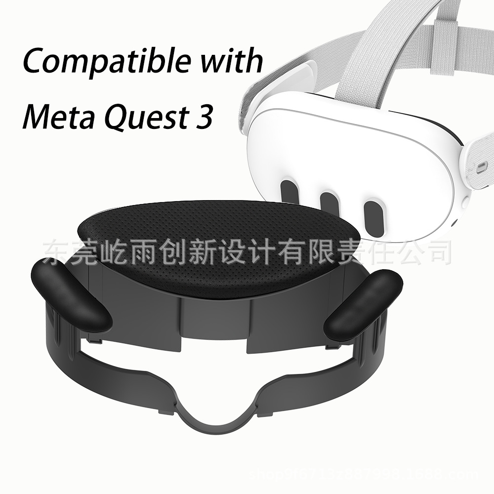 Подходит для Meta Quest 3, открытая маска-держатель, широкий угол обзора, дышащая, не душная, потоотводящая маска из ледяного шелка для Quest 3