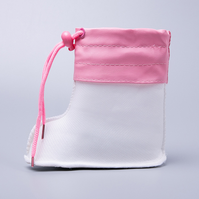 Children's Rain Boots with Cotton Lining for Winter Warmth, Fur Lining Inside, Leather Trim, Wholesale and Retail, Non-Slip, Kids' Style