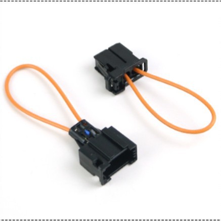 New MOST fiber optic line loop plastic fiber optic short connector test loop repair meeting road male head female head pair