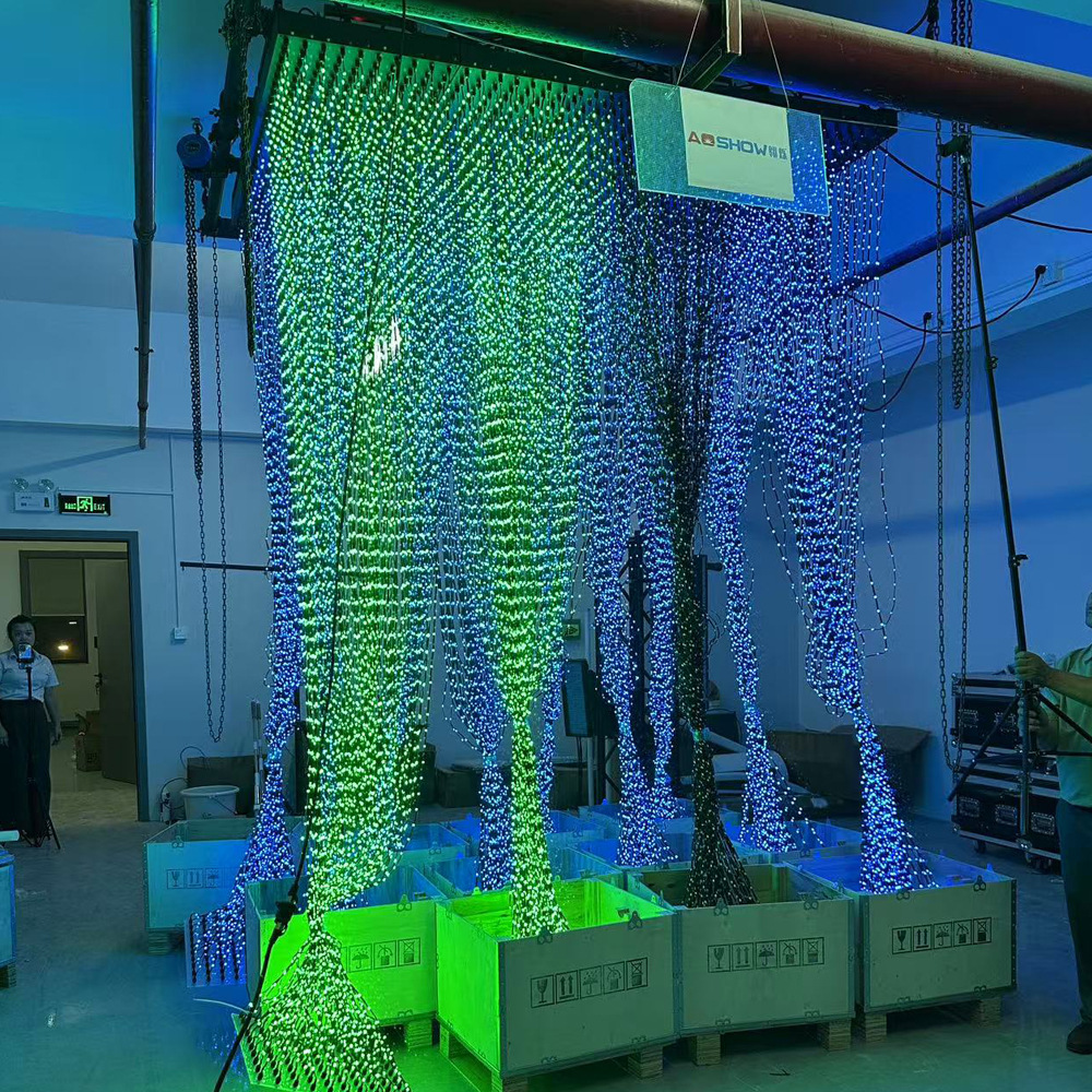 3D Matrix Lamp 2m 3m 4m Td Madrix Control Can Play Various 3D Animations