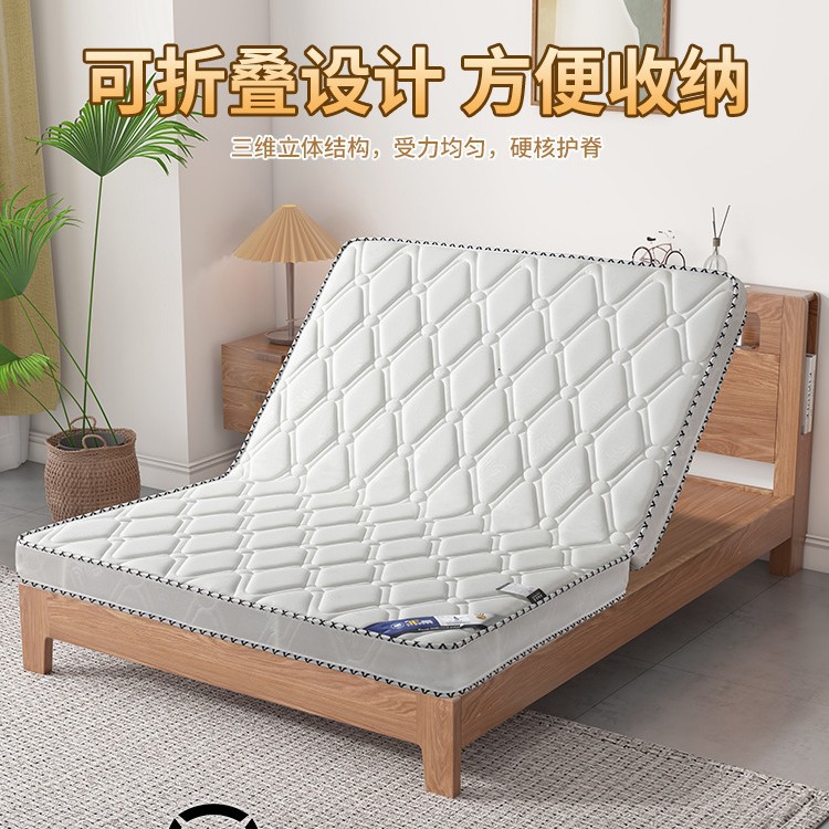 Folding Mattress Household Thick 20cm Latex Coconut Palm Hard Economic 1.5m1.8m