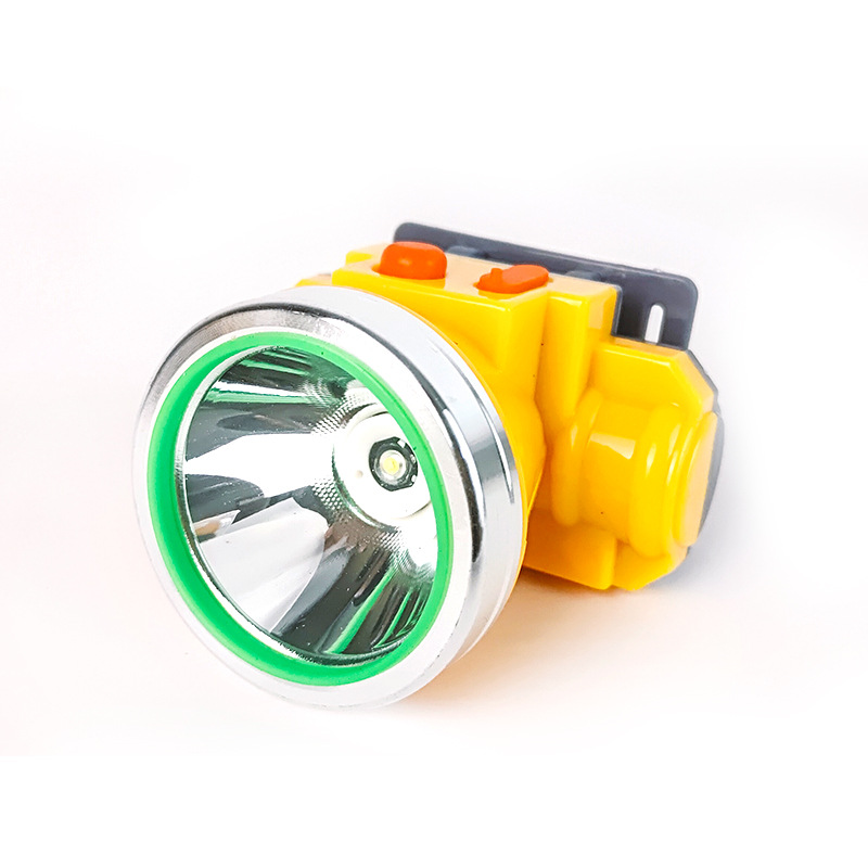 Rechargeable high-power lithium battery small headlight led fishing lamp outdoor mini head-mounted flashlight miner's lamp