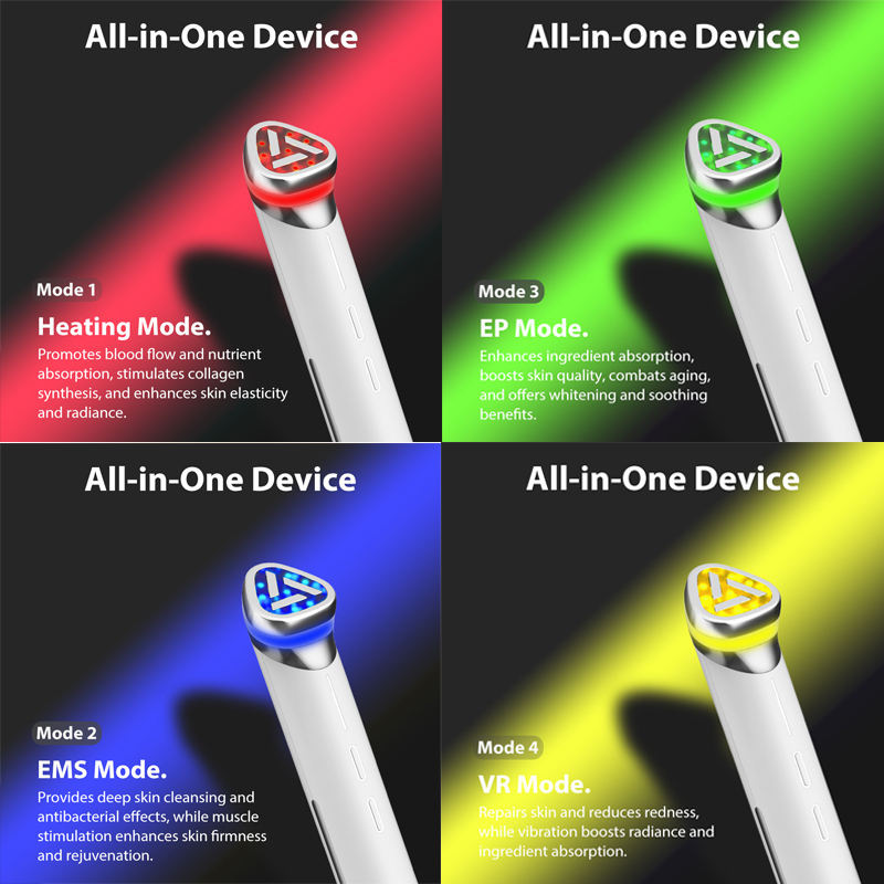 Mini Skin Age Rejuvenator Pro Ep Electric Vibration 4-in-1 Skin Care Skincare Rejuvenator
