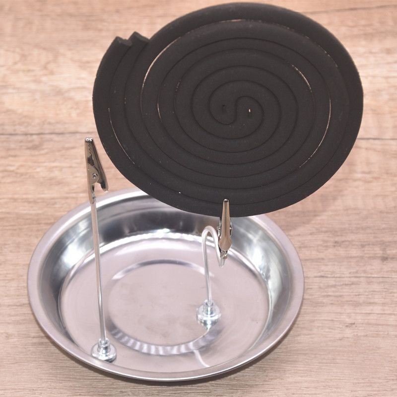 Universal Magnetic Mosquito Coil Holder Outdoor Stand Strong Iron Alligator Clip Metal Mosquito Repellent Portable Multifunctional Magnetic Multifunctional