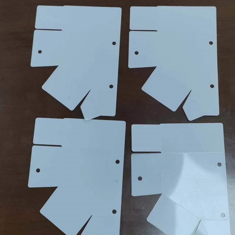 Manufacturer Customized White Pet Wax Sheet High Temperature Resistant Pet Film Die Cutting Electrical Insulation Film Printing Plastic Sheet