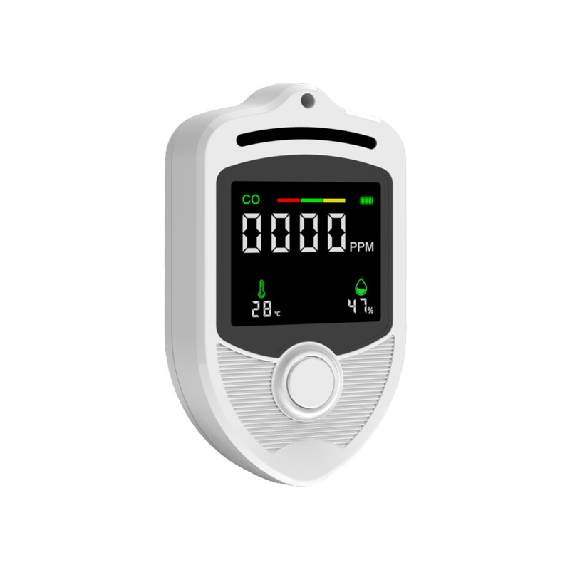 Portable Carbon Monoxide Detector Temperature and Humidity Three-In-One Outdoor Camping Style Co Monitor Travel Environment Detector