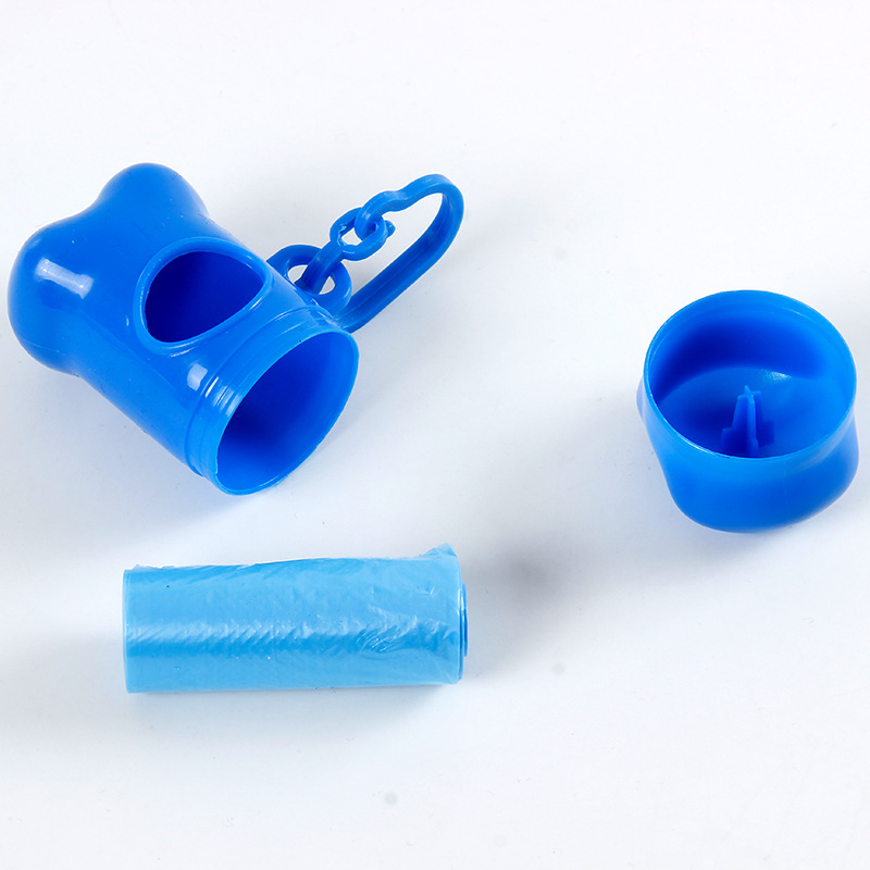 Pet supplies wholesale biodegradable Bone pet dog garbage bag dispenser toilet bag pet garbage bag