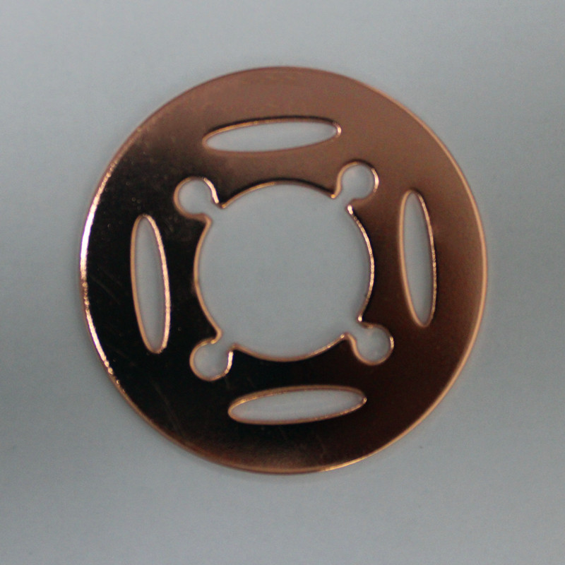 Stamping processing fire paint spoon hollow round fire paint furnace metal parts seal small furnace hardware parts