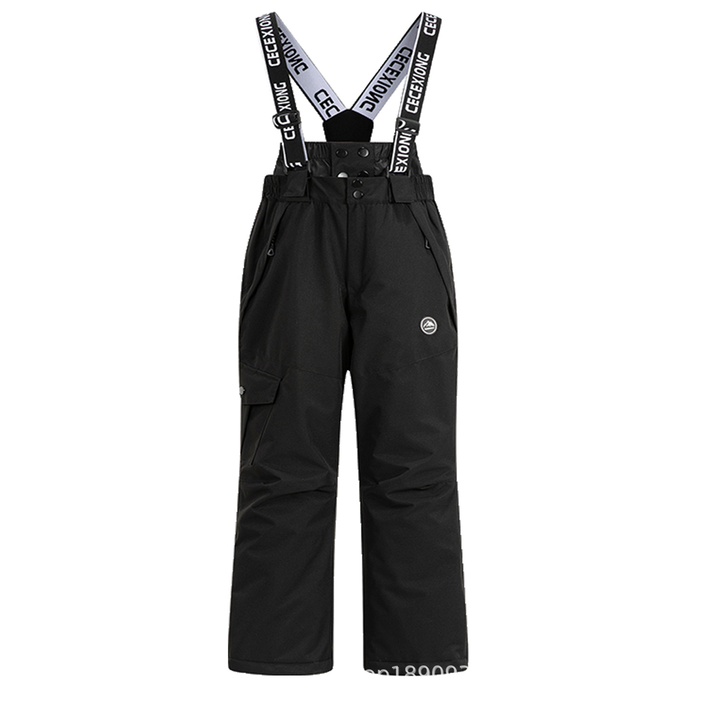 Children's Ski Pants for Boys and Girls, Thickeneded, Warm and Waterproof, Single and Double Board Suspenders, Ski Pants, Cotton Pants, Cross-Border
