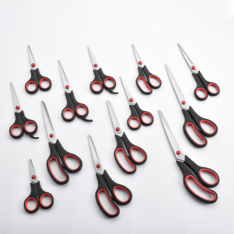 Manufacturer's Stationery Scissors, Stainless Steel Household Scissors, Small Scissors, Handmade Paper Cutting, Thread Cutting, Kitchen Rubber and Plastic Scissors