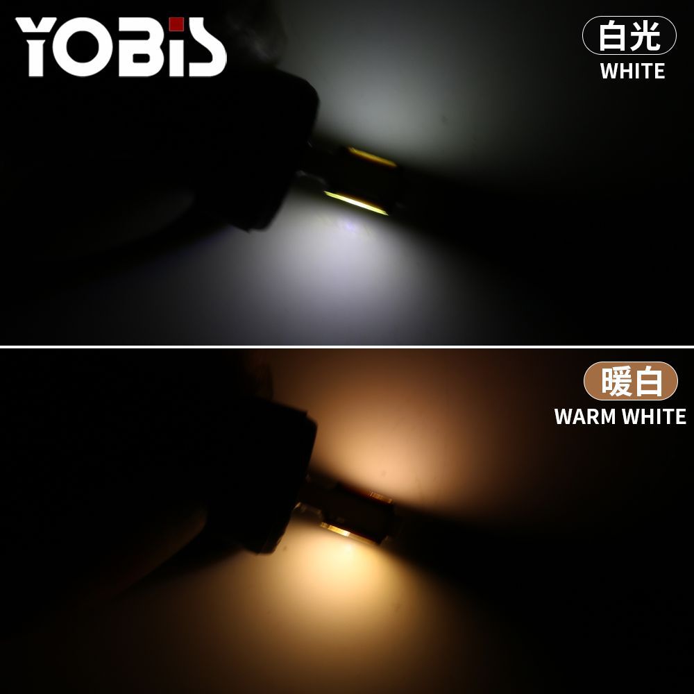 Youbisi motorcycle modified T5 car instrument light indicator 2LED 5630 is White warm white highlight