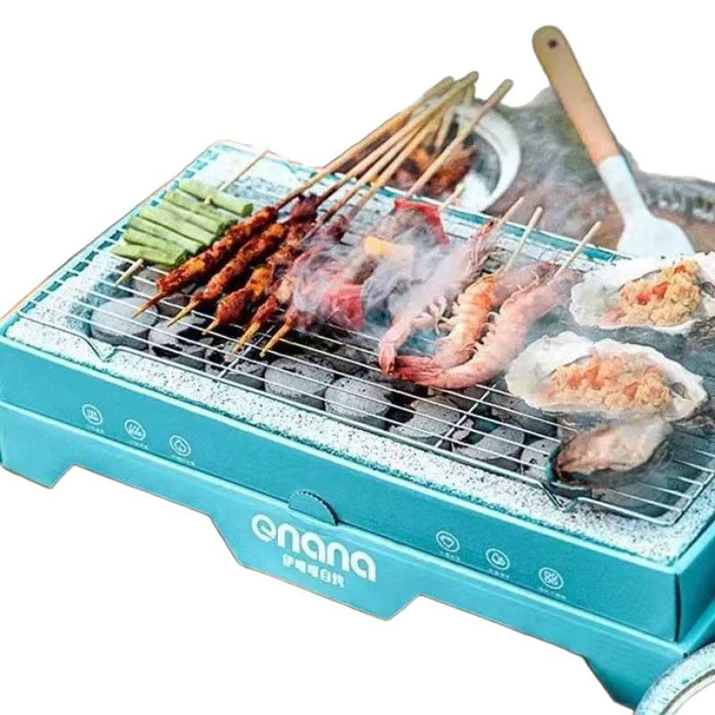 Disposable Barbecue Grill Outdoor Picnic Smokeless Household Charcoal Grill Camping Barbecue Grill Charcoal Barbecue Grill Indoor