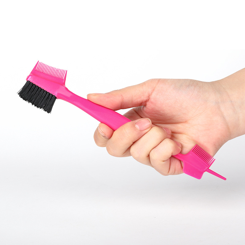 Cross-Border Wholesale Multi-Head Eyebrow Brush Eyelash Brush Hair Wax Modification Comb Makeup Brush Beauty Tool Eyebrow Comb Double Head