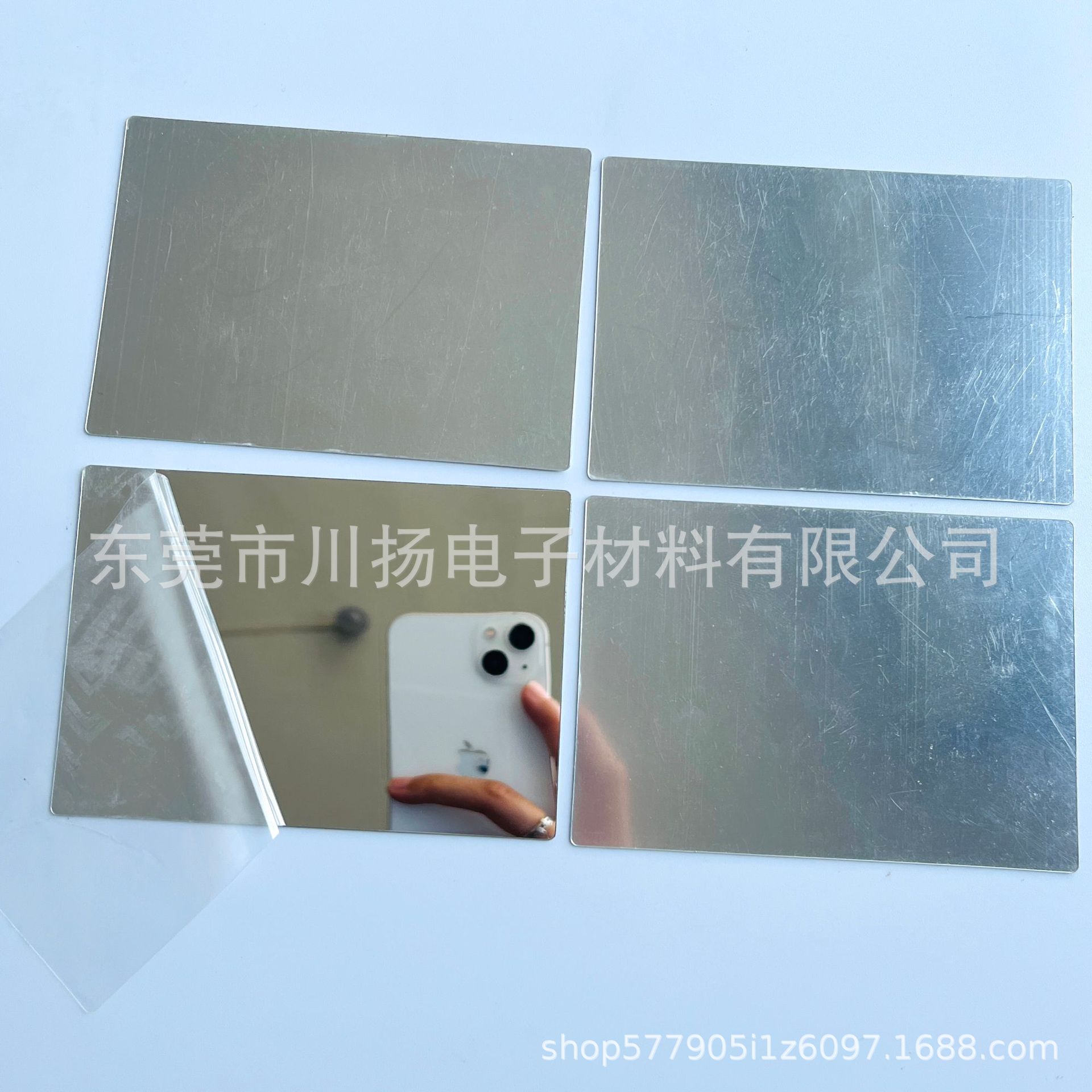 PC Round Lens Toy Decoration PVC Soft Lens PET Mirror Sticker Silver Shaped Plastic Acrylic Lens