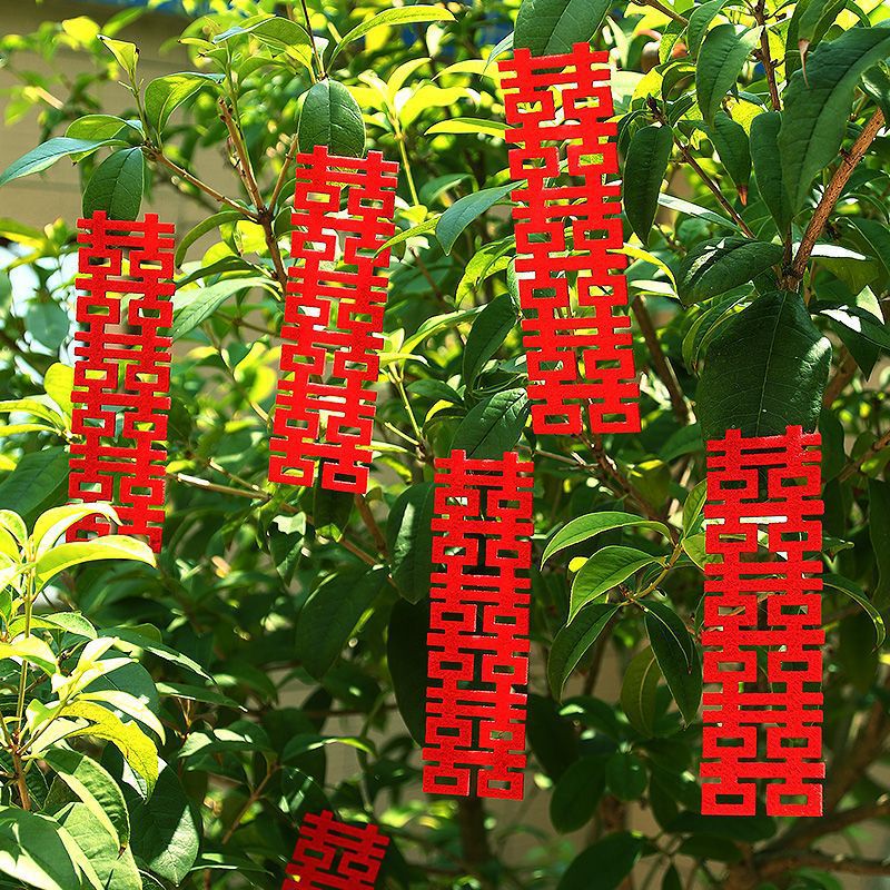 Happy word decoration wedding happy word stickers color non-woven happy word lengthened happy word small strip