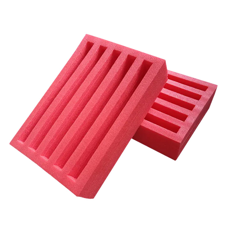 Red Anti-Static Epe Pearl Cotton Shock-Proof Buffer Electrical Appliance, Mobile Phone Packaging Protection Packaging Foam Cotton Tray