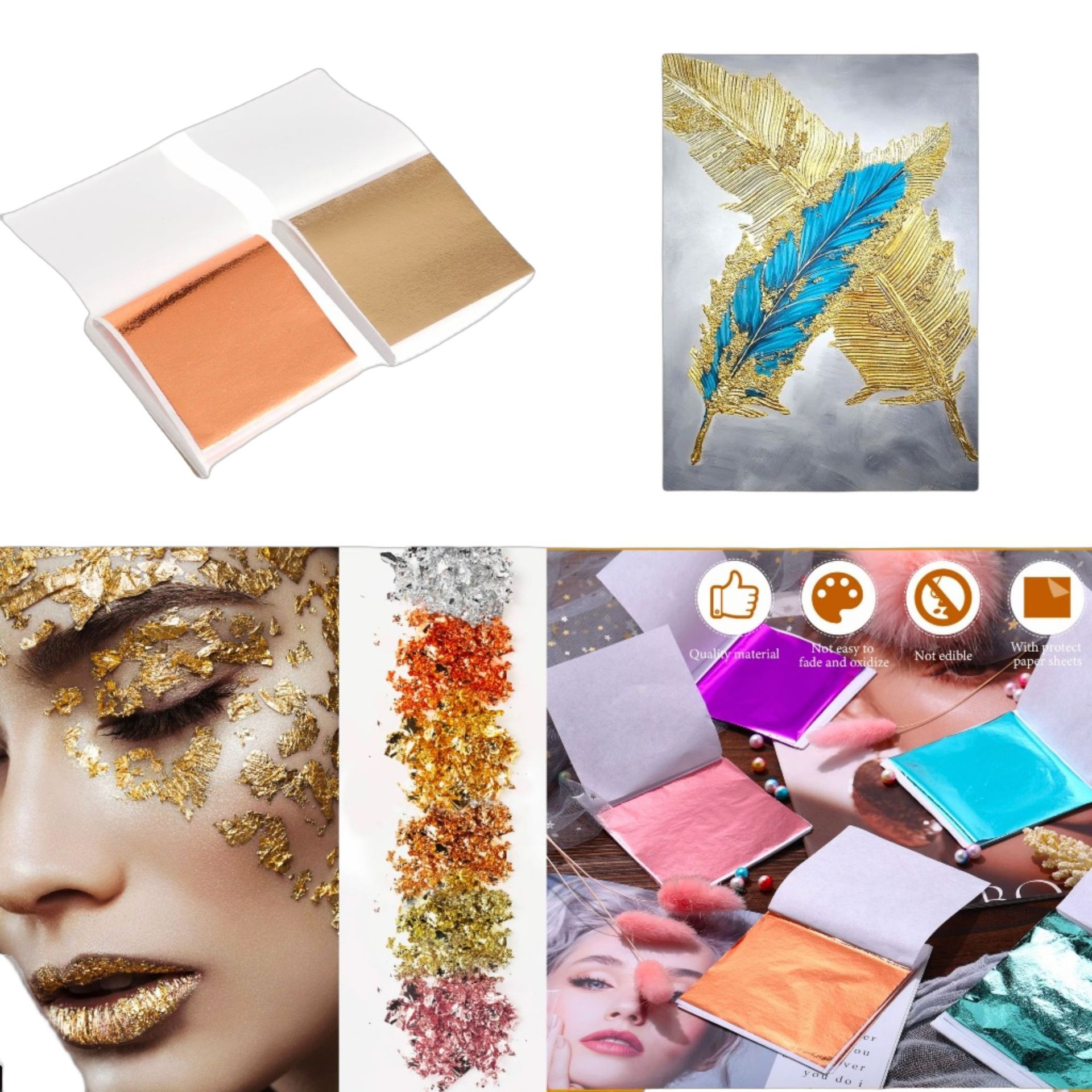 Gold Foil Paper Taiwan Gold Imitation Gold Foil Glue Gold Foil Surface Oil Line Decoration Decoration Gold Foil Buddha Statue Gold Foil