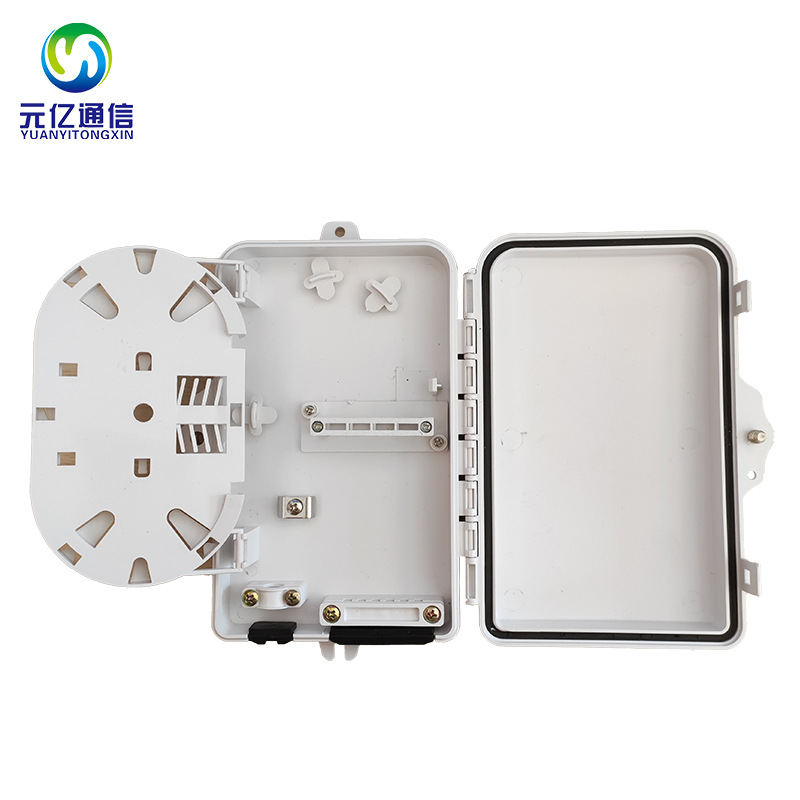 4-Core Ftth Fiber Optic Corridor Box Junction Box Junction Box Wiring Box Can Be Equipped with Flange Pigtail Wall Hanging