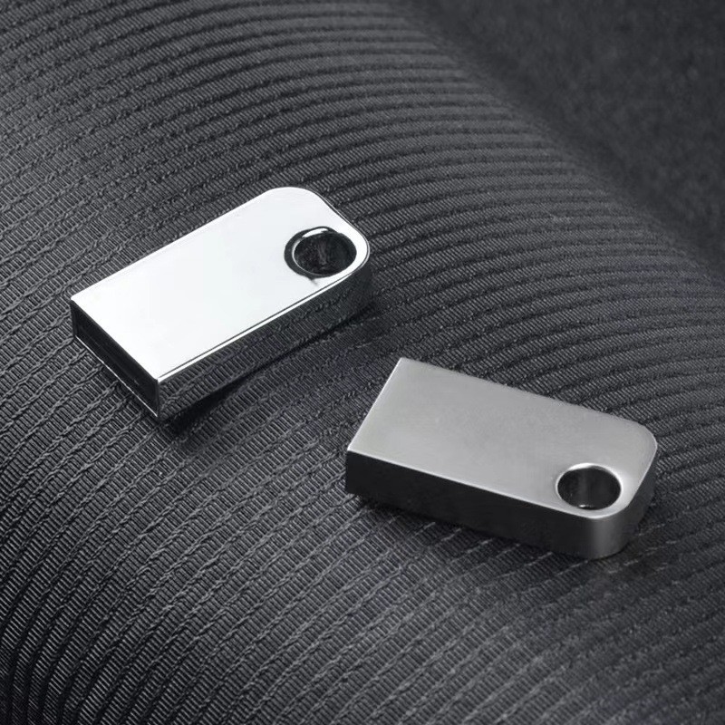 Mini Short U Disk Shell, Short Semicircular Vinyl Metal Car Music USB Flash Drive with Logo Desktop