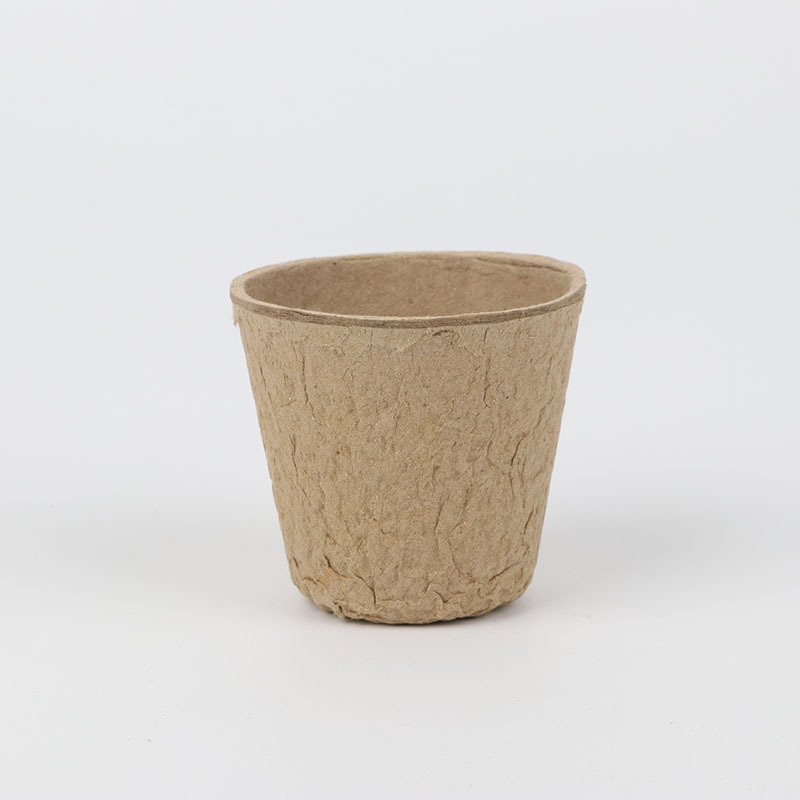 in stock Seedling Cup Degradable Pulp Planting Cup Nutrition Bowl Round Vegetable Breeding Pot Seed Germination Paper Cup