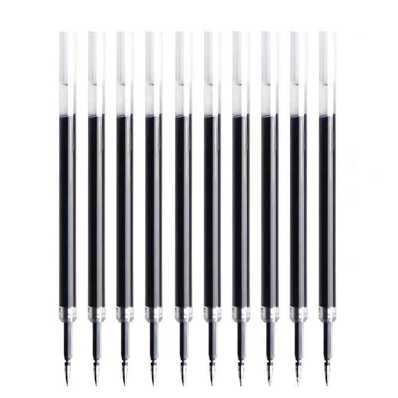 ST press refill White Rod office signature 0.5 beating gel pen exam transparent Rod ST head brush question pen refill