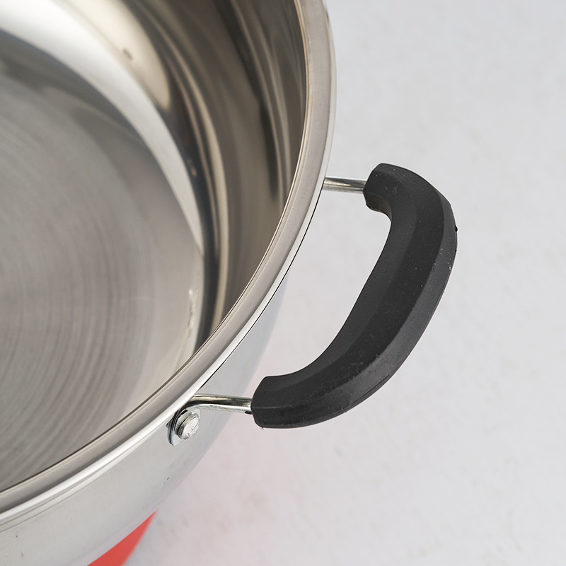 Thickened Stainless Steel Household Electric Hot Pot with Timer for Steaming, Cooking, Stewing, Multifunctional All-In-One Pot, Plug-In Electric Cooking Pot