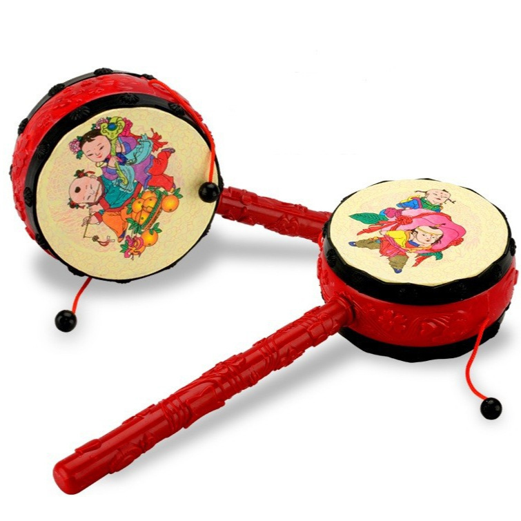 Baby toys rattle 729 wave drum rattle music children's toys wholesale