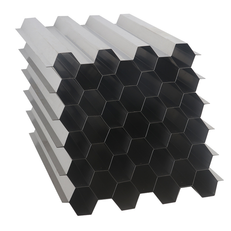 Sewage coal washing plant desanding crude oil tank sedimentation tank water treatment stainless steel hexagonal honeycomb inclined tube packing