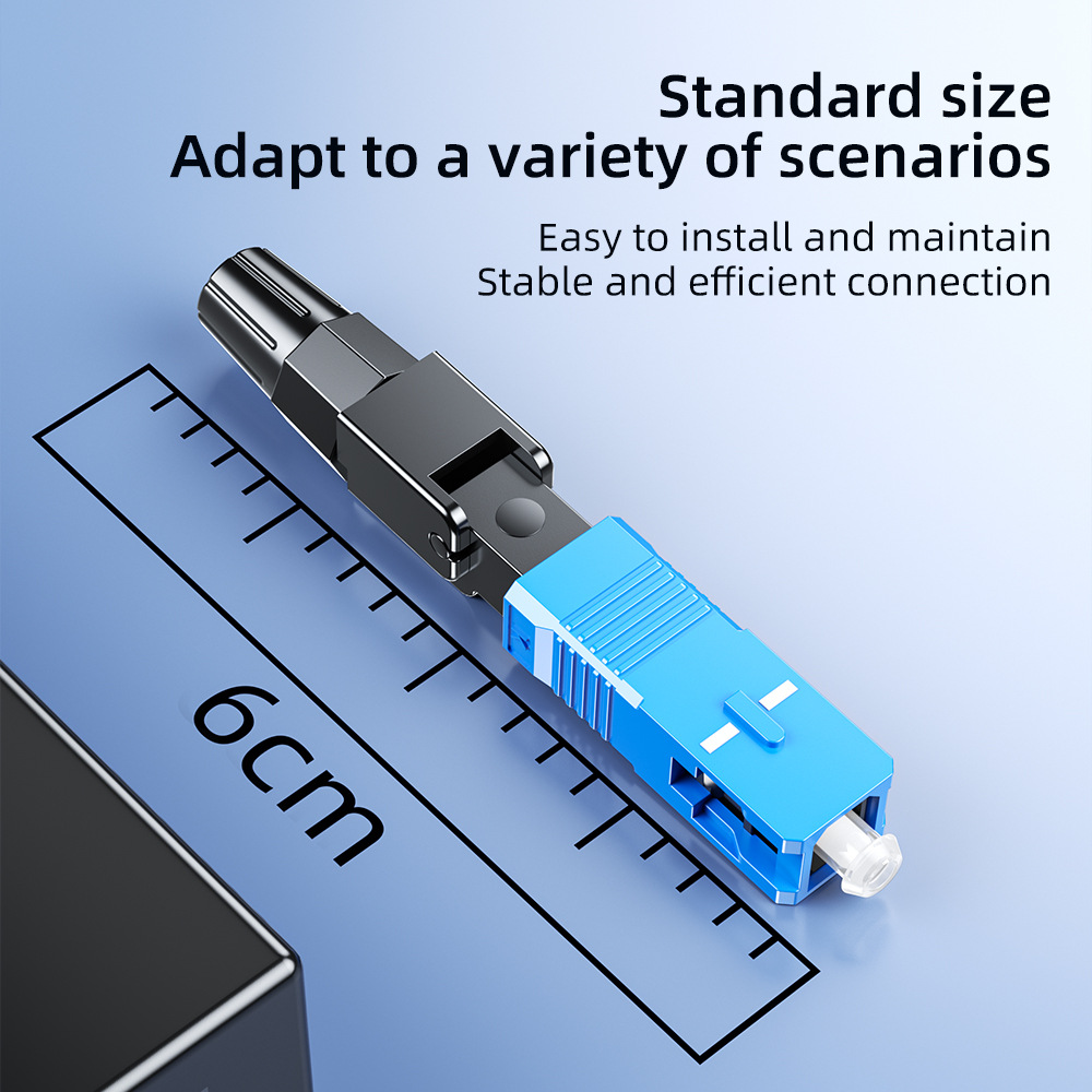 [Low Price Running Volume] Fiber Optic Cold Connector Sc Cold Connector Pre-Embedded Quick Connector Leather Cable Optical Cable Sc/Upc