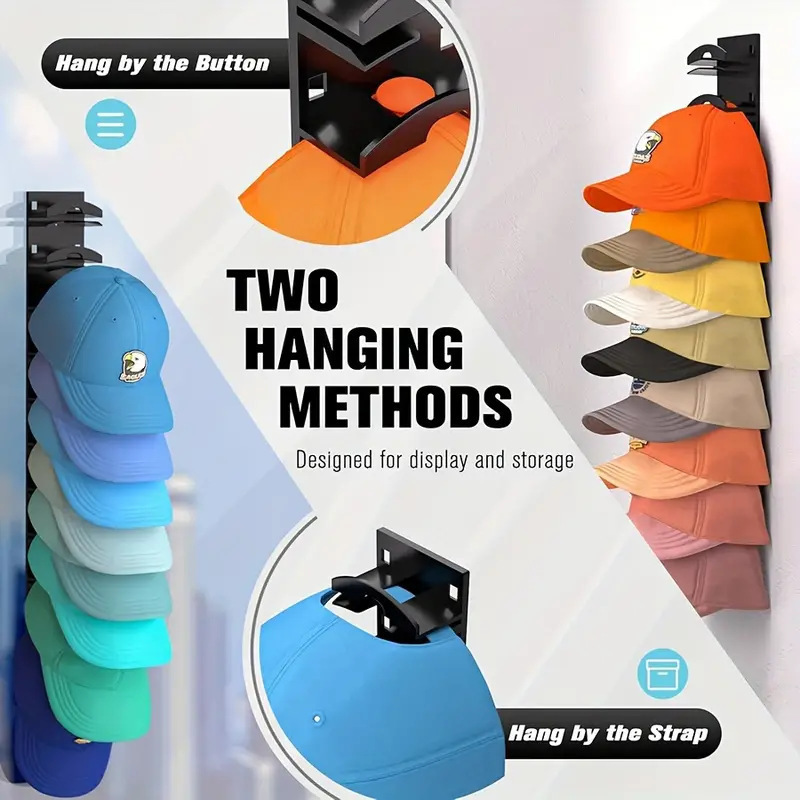 Cross-border New Hat Organizer for Baseball Caps Baseball Cap Rack Hat Storage Rack