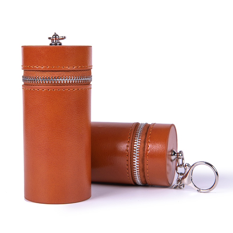 Cross-border PU leather cigarette box thick branch medium branch thin branch box 20 magnetic cigarette protection box flip type metal cigarette box