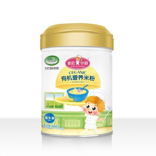 Myla Little Chef Organic Nutritional Rice Powder Probiotics High-Iron Baby Food Supplement Millet Rice Paste Infant Organic Selection