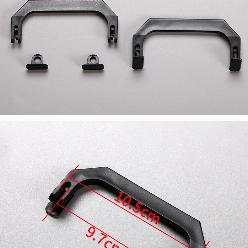 Plastic Accessories Bag Buckle Plastic Accessories Bag Accordion Bag Handbag Hand Bow Buckle Button Semi-Finished Vertical