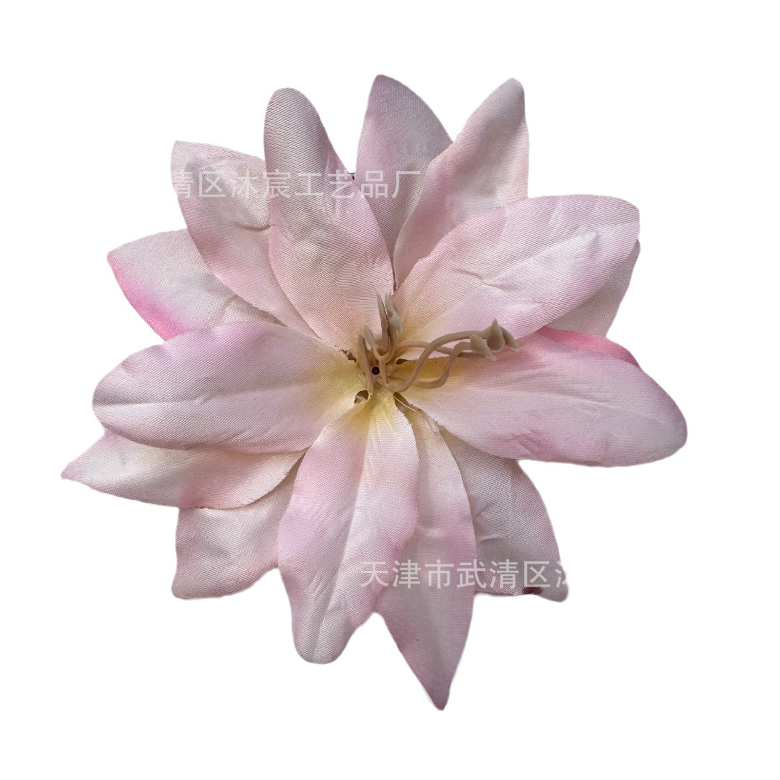 Artificial Small Lily Flower Head Hand-made Artificial Flower Hairpin Hair Accessories DIY Headwear Duckbill Clip Side Clip