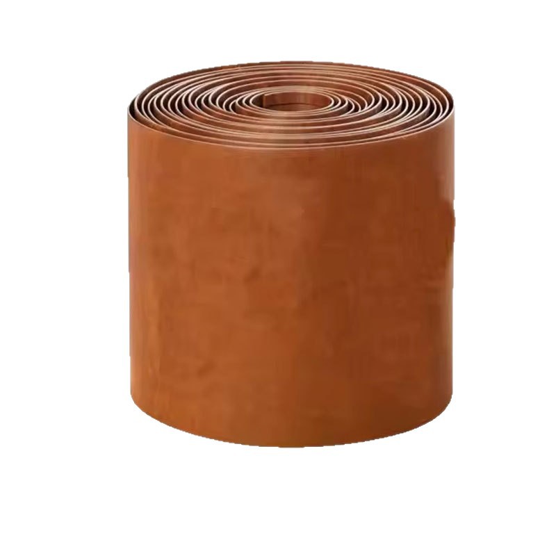 Weather-Resistant Steel Edging, Rust-Colored Metal Edging Strips, Weather-Resistant Steel Metal Garden Edging, Straight-Edged Edging with Label for Dropshipping