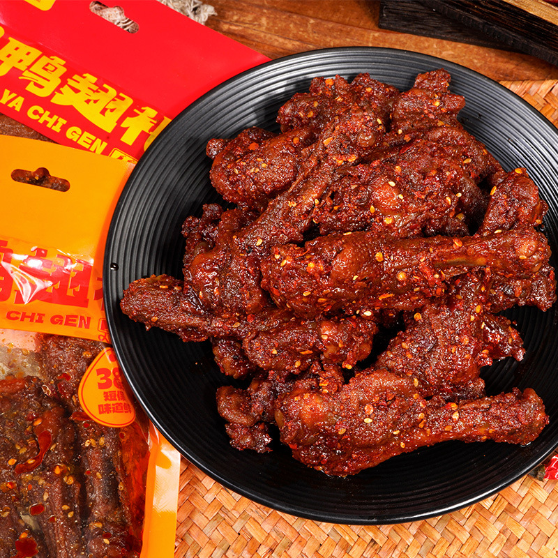 Fresh short sauced spicy spicy duck wing root marinated snack