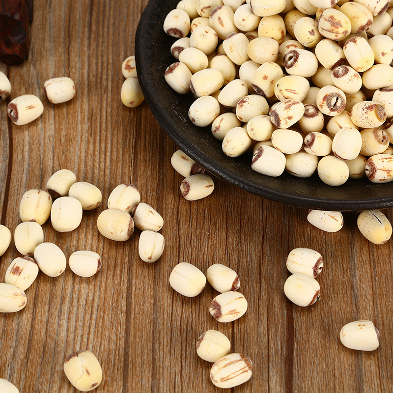 Small lotus seed with core white lotus 500g bulk white lotus seed wholesale dermabrasion sulfur-free dry goods origin wholesale postage